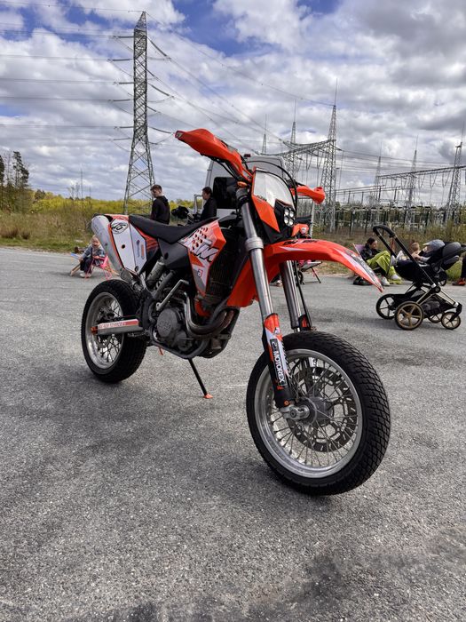 KTM EXC 520 na A2 supermoto SM RFS restyle