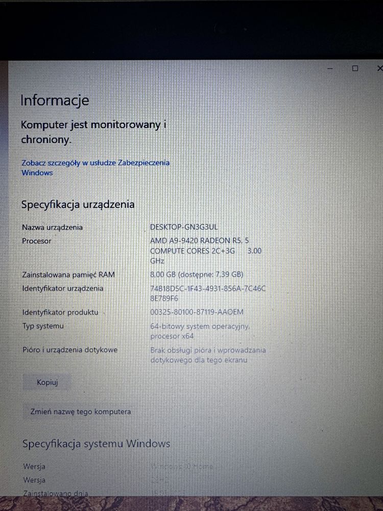 Laptop Lenovo IdeaPad 320 - 17AST