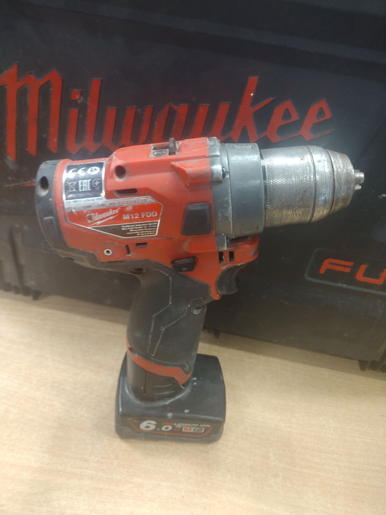 Milwaukee M12 FDD wiertarko-wkrętarka 2x6.0Ah*OPIS* -Komis MADEJ Dębic