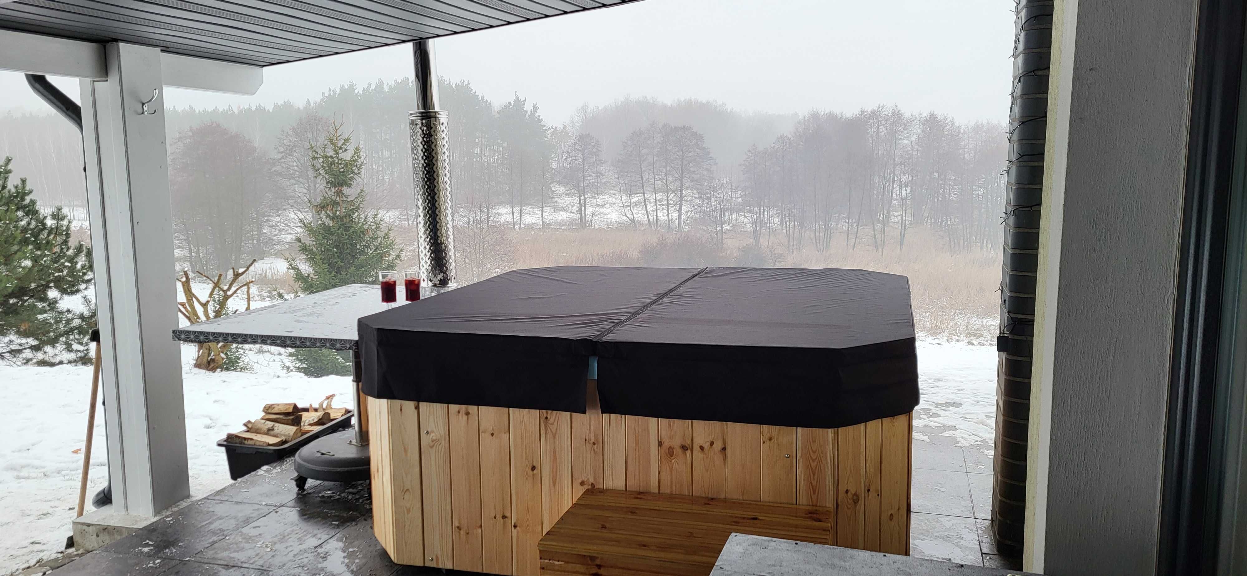 Wanna z hydromasażem ogrodowa jacuzzi spa nowe ogrodowe