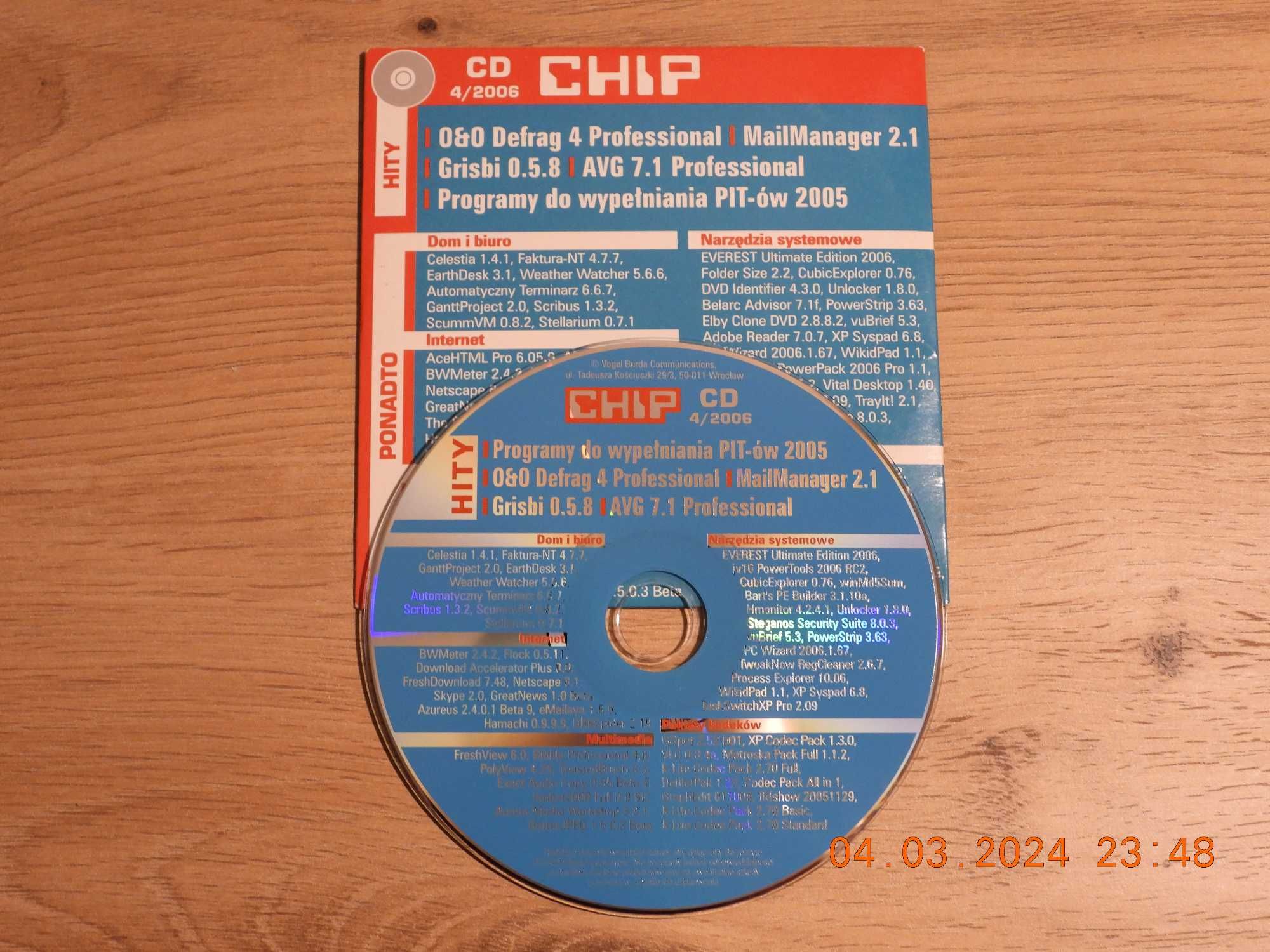 CHIP numer 4/2006 -CD