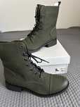 Nowe buty damskie 42 Catwalk jesienne botki zielone
