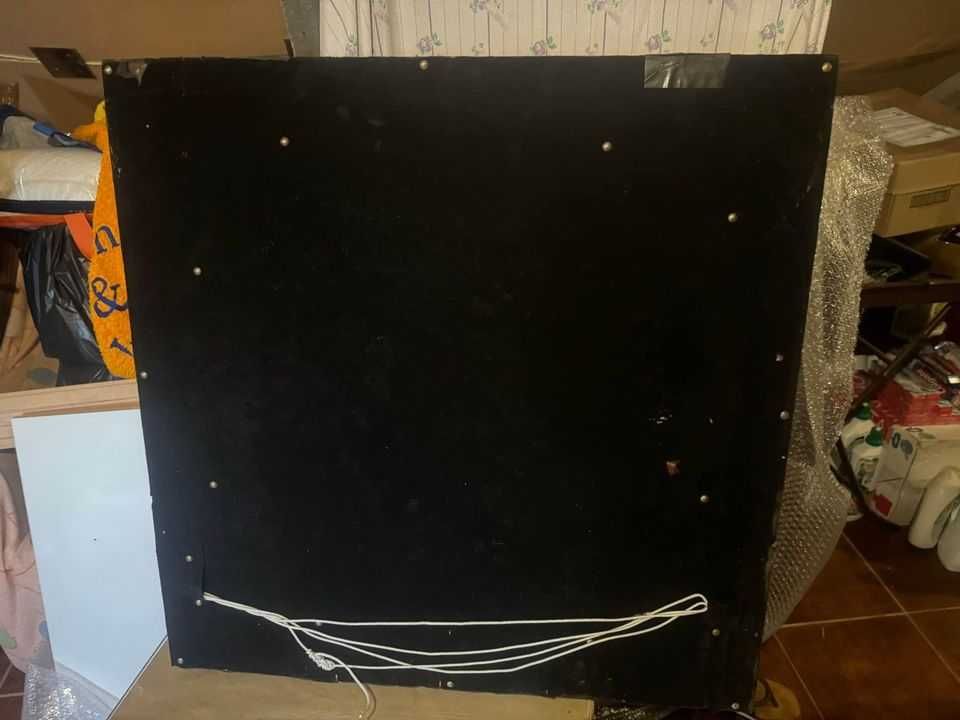 Quadro com moldura madeira maciça