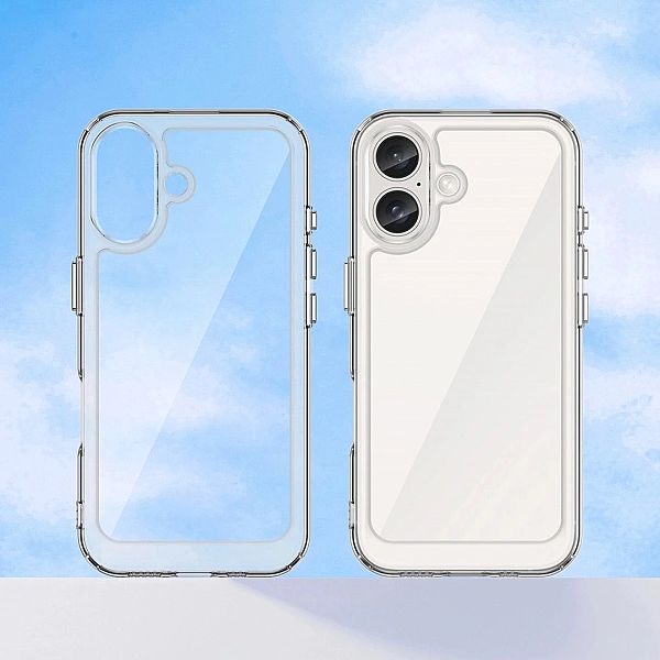 Etui Outer Space Case z żelową ramką do iPhone 16 Plus - przezroczyste