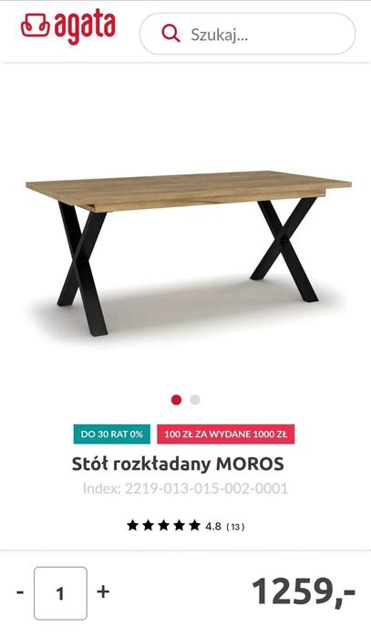 Nowy Stół Agata Meble