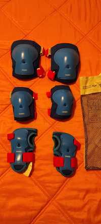 Proteção Oxelo azul Decathlon XS(6 a 10 anos) para patins trotinetes s