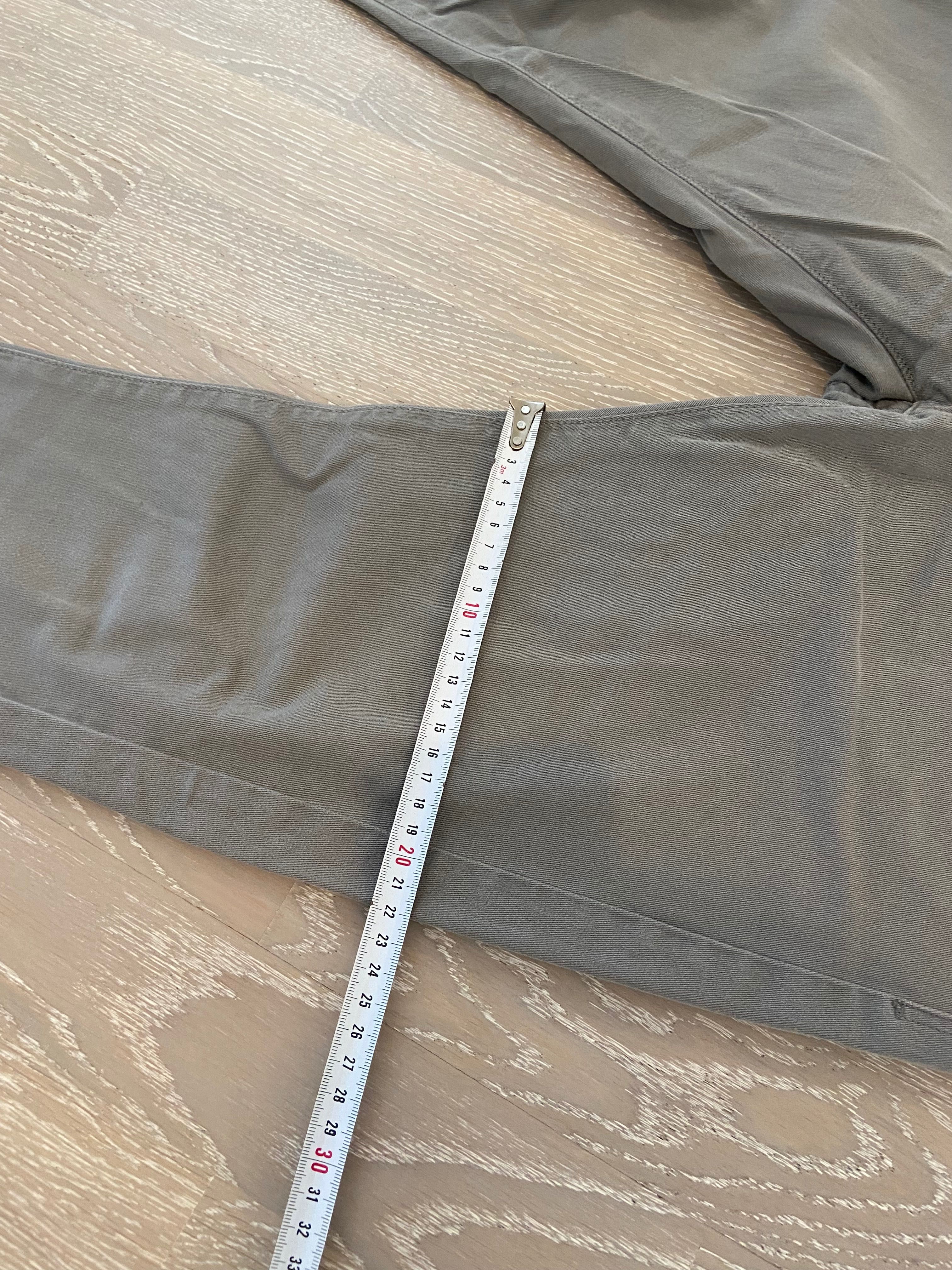 Lekkie jeansy szaro khaki beżowe Zara M