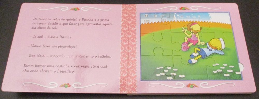 Livro 4 Puzzles - O Patinho "A Roda dos Alimentos