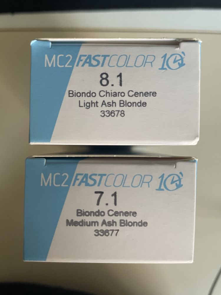 Фарба Sensus Fast color  7.1 та 8.1 та проявник 6% (0,6л)