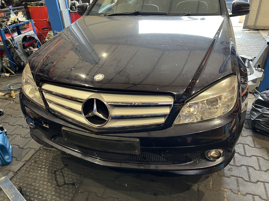 Mercedes C w204 Przód Kompletny Maska Zderzak Błotnik Lampa