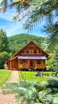 Domek drewniany z kominkiem Wetlina Bieszczady - Balia w cenie