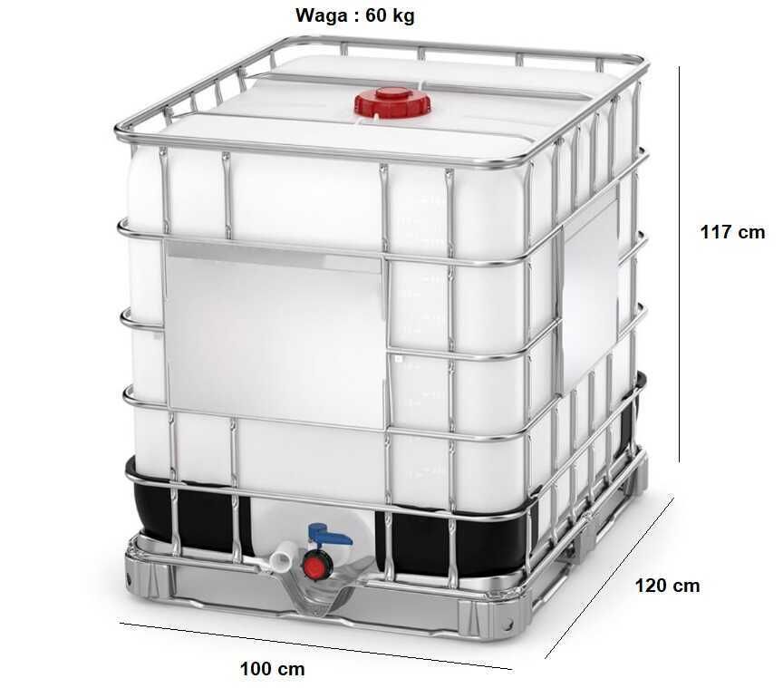 Mauzery czarne białe 1000L 800L 600L Transport