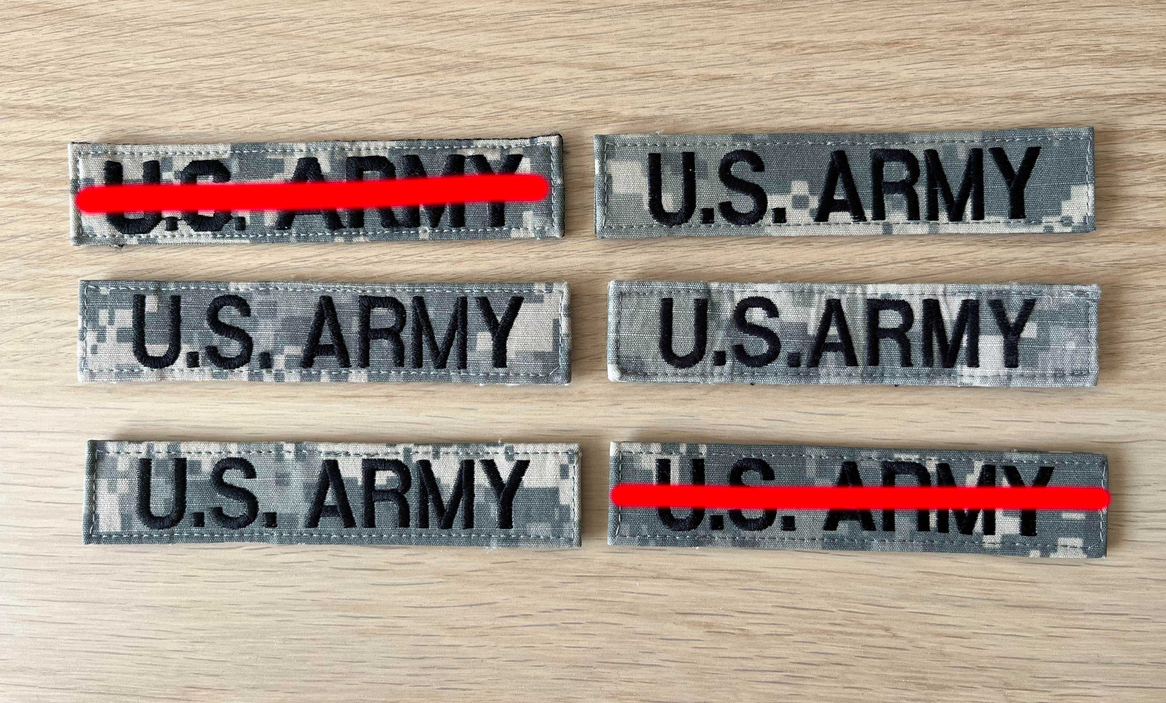 Naszywka USA - Tape "US ARMY" (military, patch)_