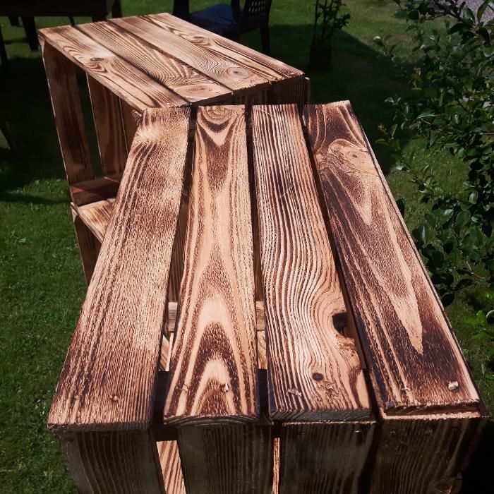 Skrzynki drewniane opalane jedynki NOWE skrzynka drewniana WYSYŁKA