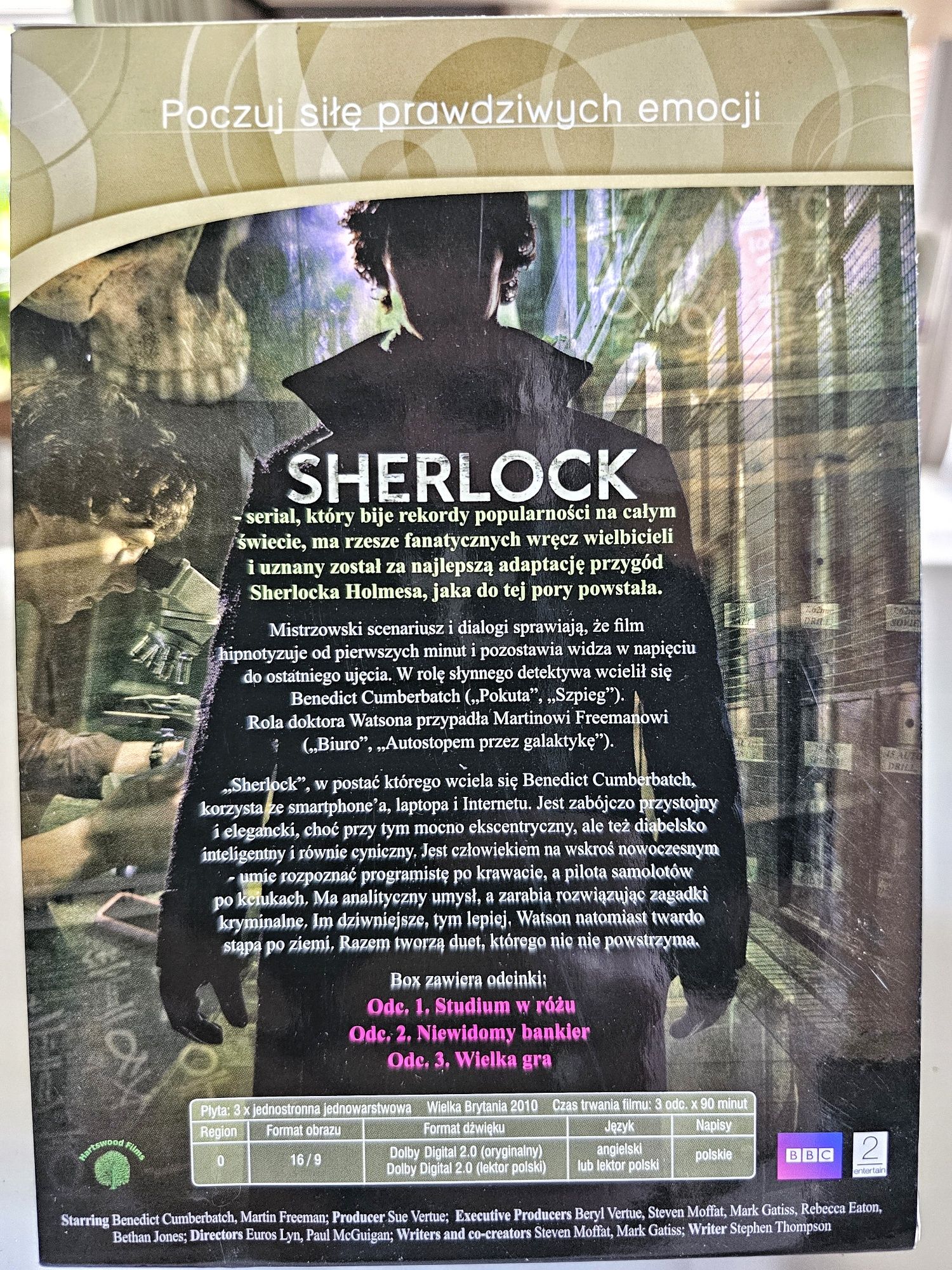 Seria 3 sezony Sherlock dvd