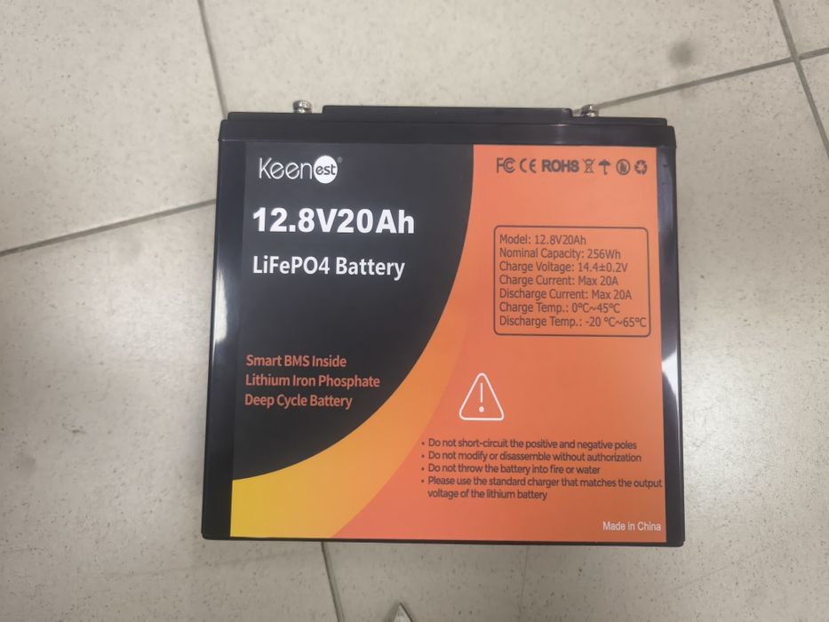 Аккумулятор KEENest 12V 20Ah LiFePO4 (180*170*77мм)