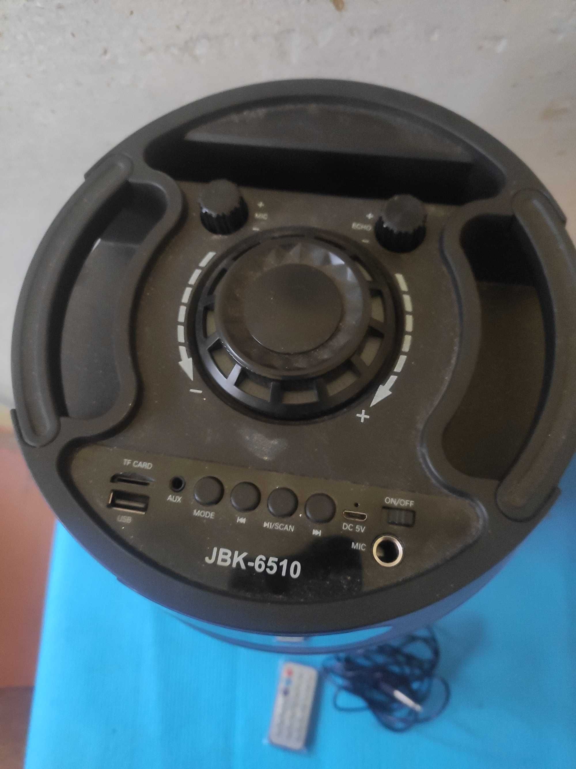 Беспроводная колонка JBK - 6510  с пультом и микрофоном