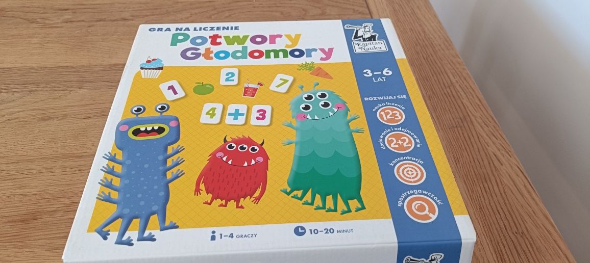 Gra dla dzieci Potwory Glodomory