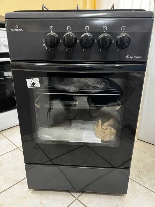Плита газова Грета сірого кольору ,нова
