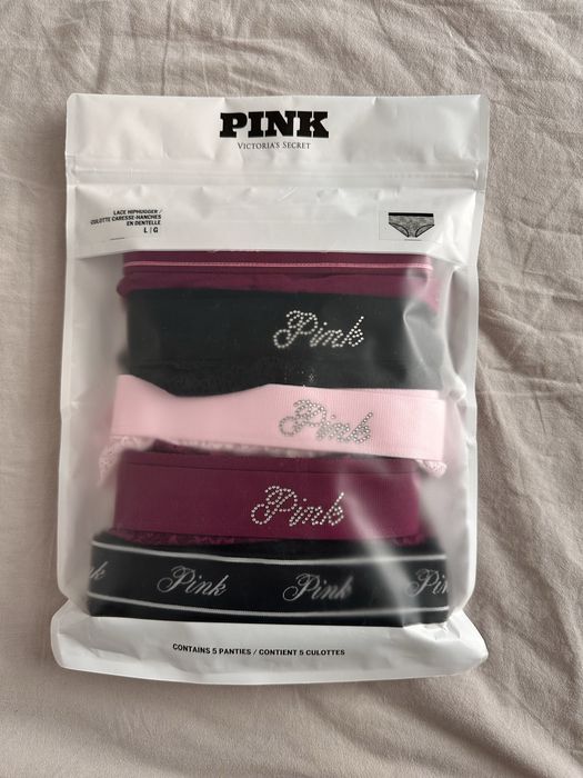 Трусики Victoria’s Secret Pink Набір трусів 5 шт L/Xl