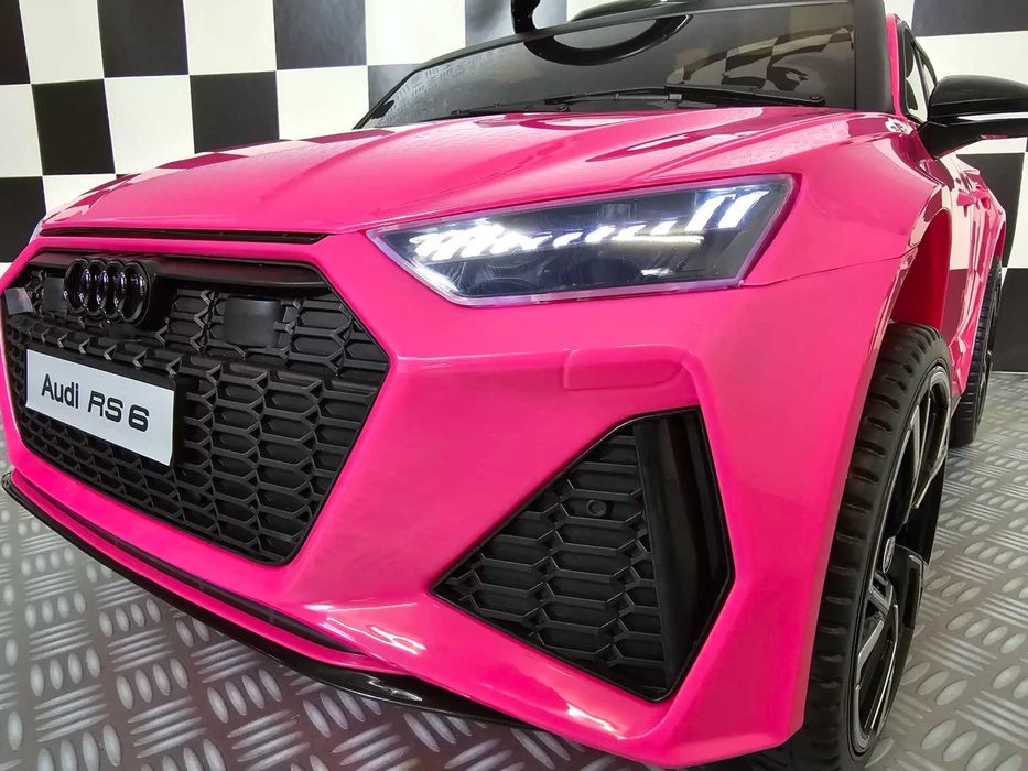 BAWIBUS.PL Auto samochód na akumulator różowe Audi RS6 pojazd