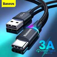 BASEUS  кабель шнур быстрая зарядка, Type C micro usb Lightning  айфон