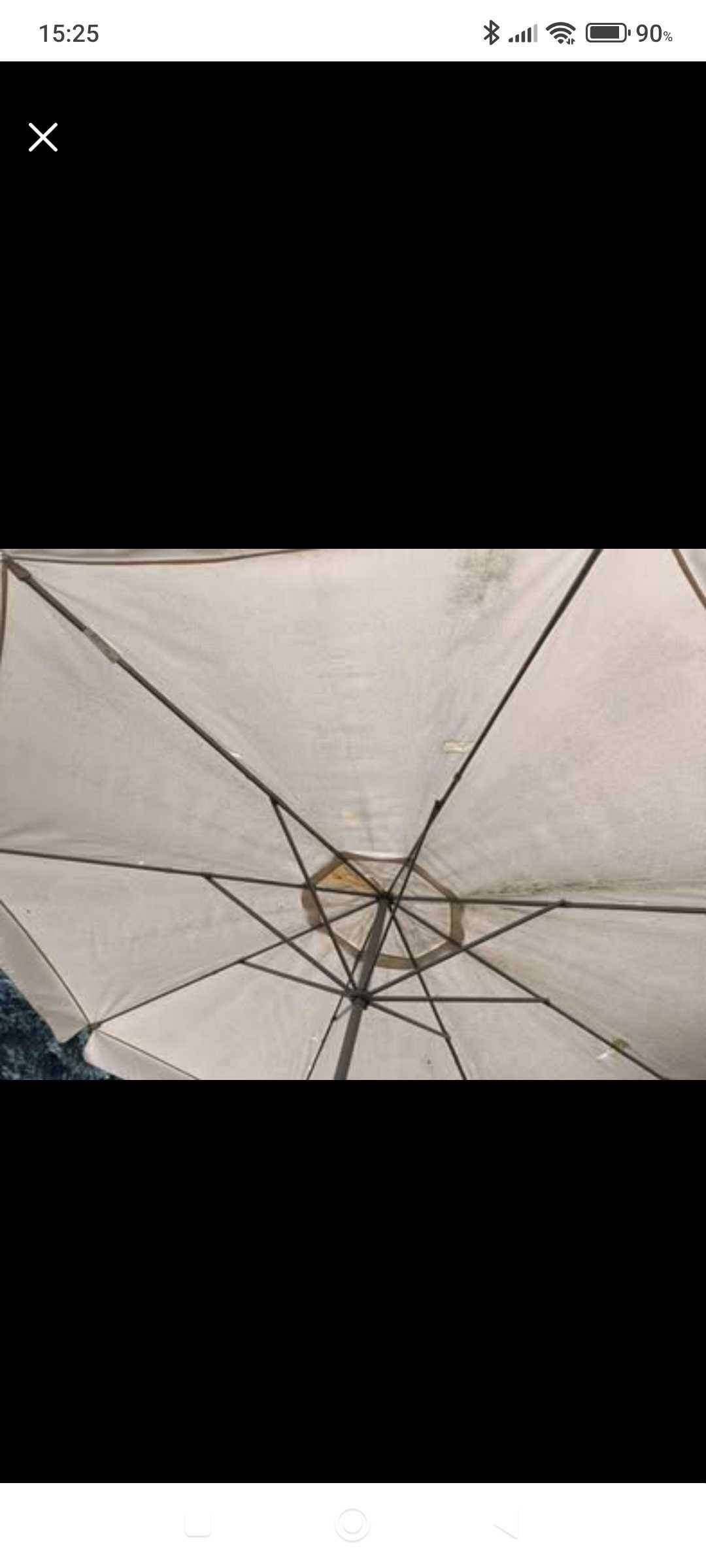 Parasol ogrodowy o średnicy 4 m