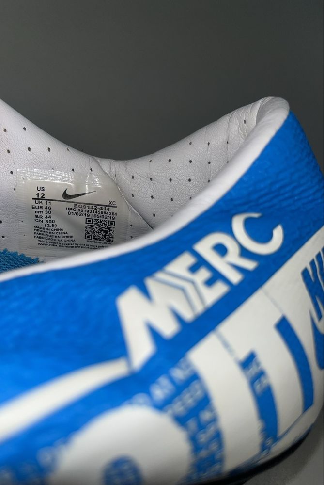Бутсы Nike Mercurial 46 размер (по стельке 30 см)