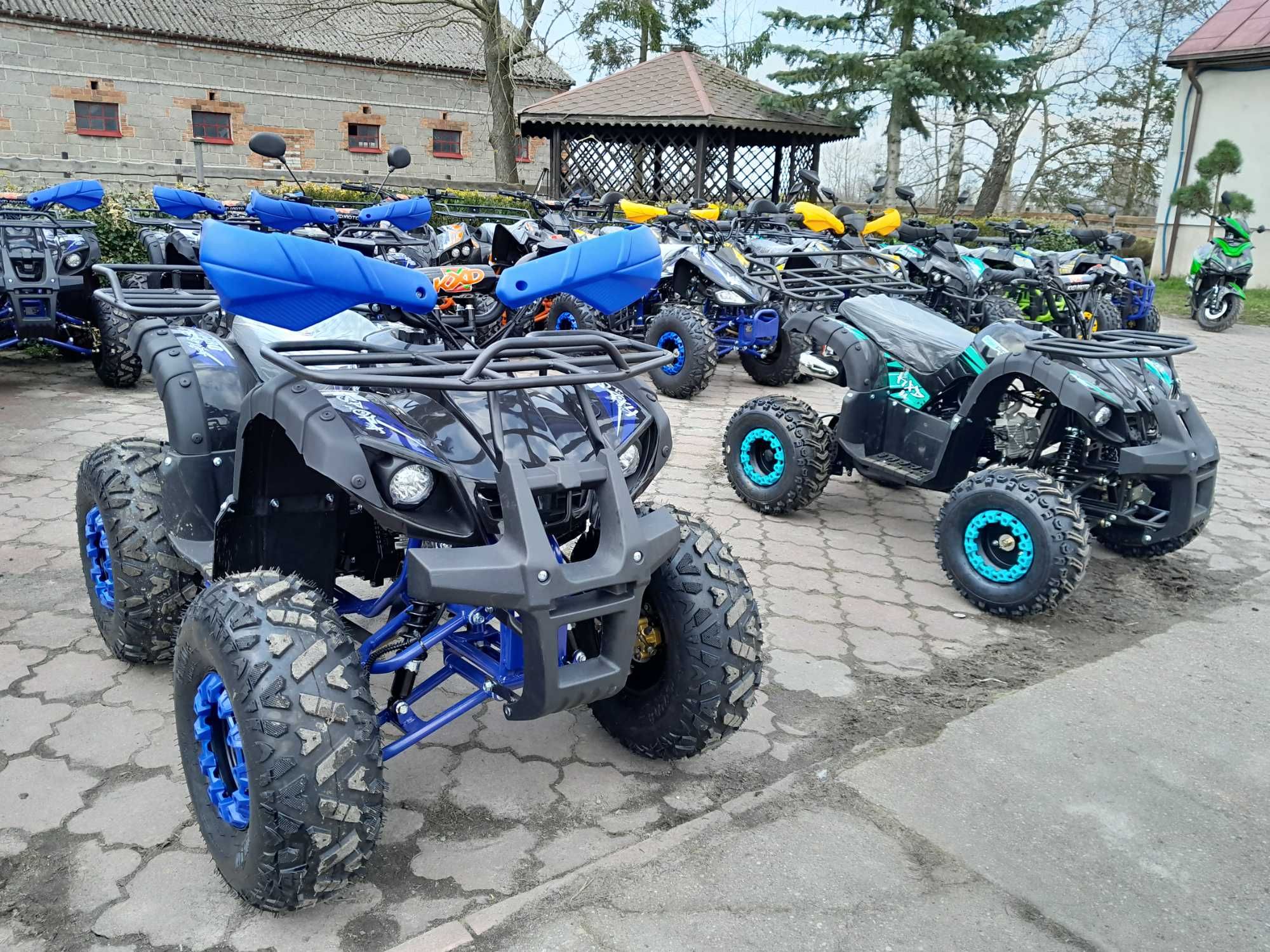 Duży Quad 125cc KXD Phyton Hummer LED duże koła 8 wersja PRO RATY