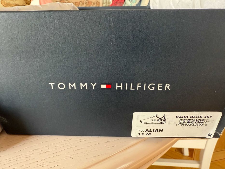Tommy hilfiger cнікерси кеди сині 42 розмір, 28 см, 11 М легкі