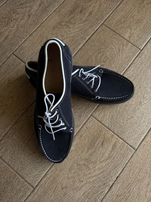 Новые кожаные мокасины 42 р