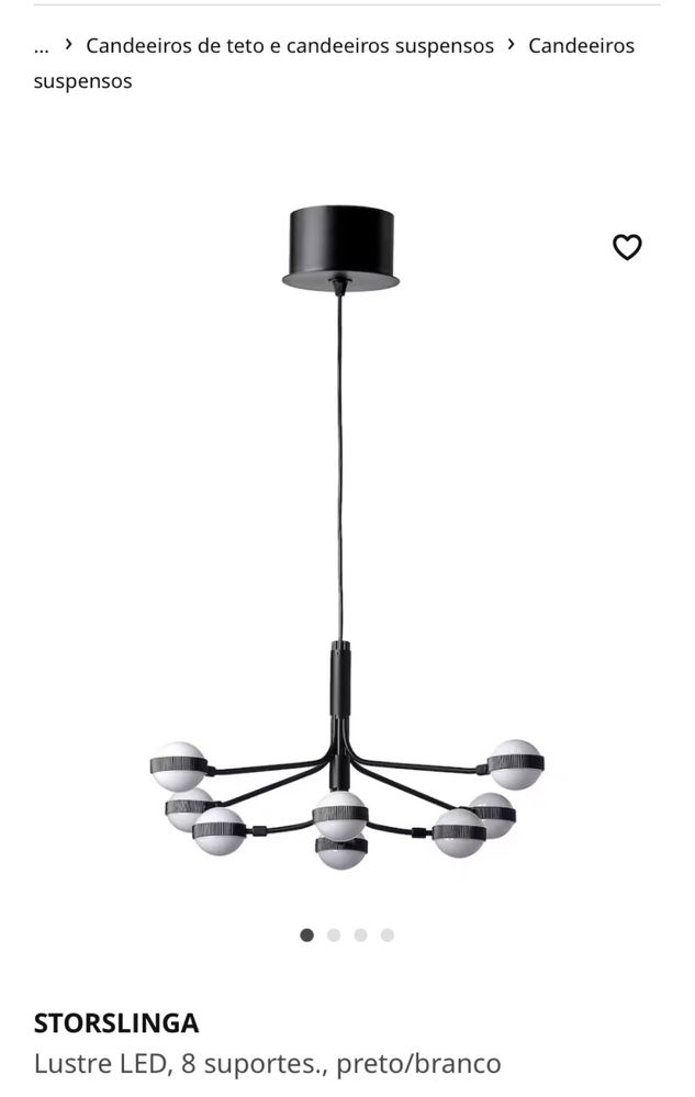 Candeeiro IKEA Storslinga