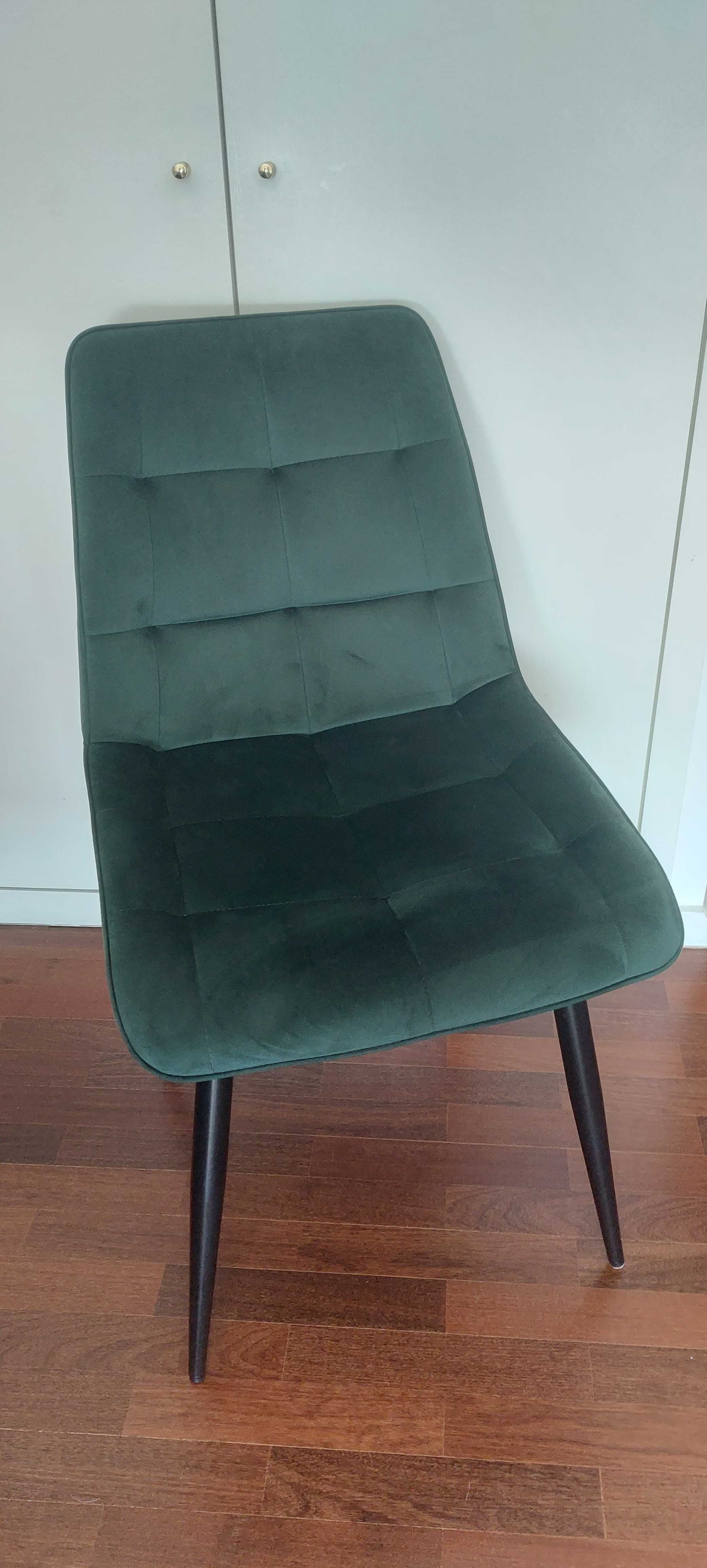 Cadeira Veludo Verde