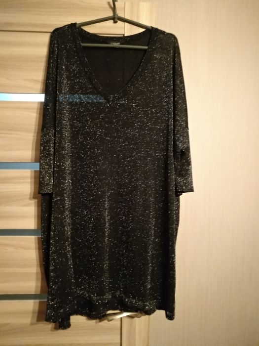 Туника футболка люрикс большой размер