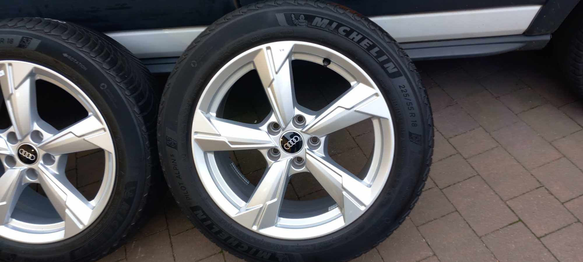 Felgi oryginał AUDI A4/A6/Q5/S4 8Jx18, 5x112, ET39, 66.6, 2021r. Super