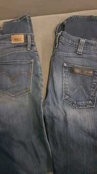 Jeansy (2pary)Levis i Wrangler