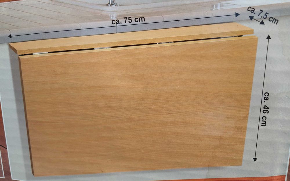 Mesa Rebativel- Montagem na Parede - Nova