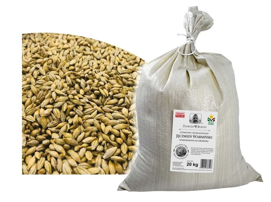 Jęczmień Warmiński na Oborniku bez Glifosatu 20 KG