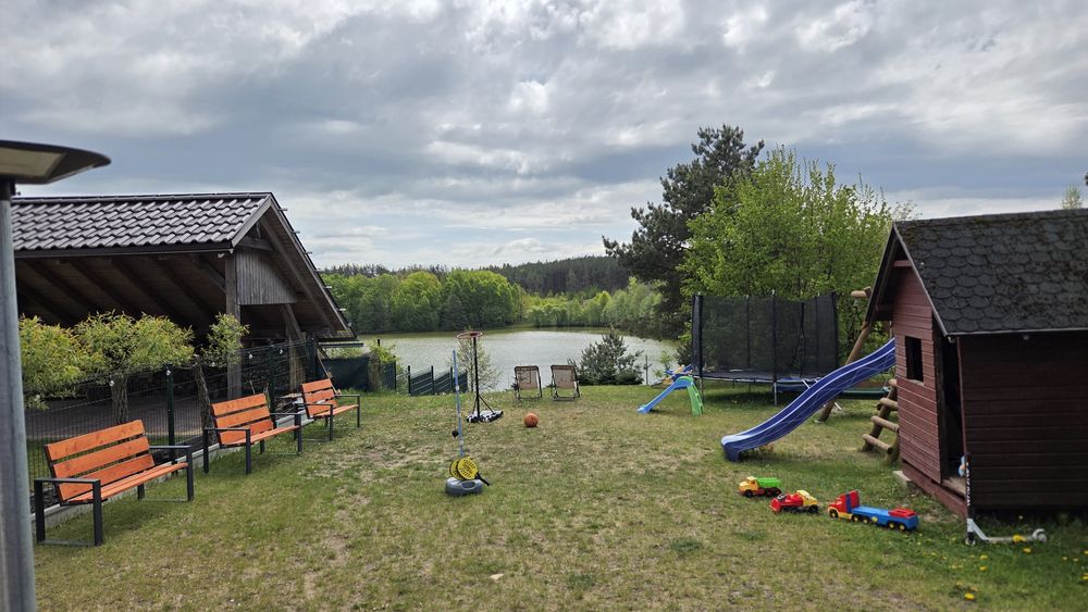 Domki apartamentowe z balią i widokiem na jezioro na Kaszubach 400 zl