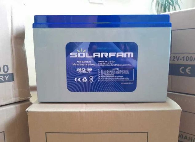 Акумулятор SolarFarm JM12-100 12V, 100Ah