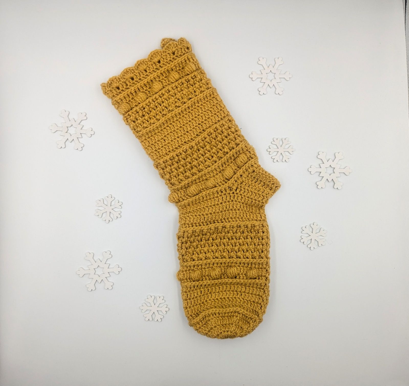 Skarpeta na prezenty świąteczna ozdobna handmade rękodzieło choinka