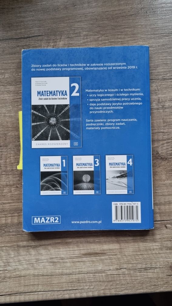 Zbiór Zadań Matematyka 2 Poziom Rozszerzony