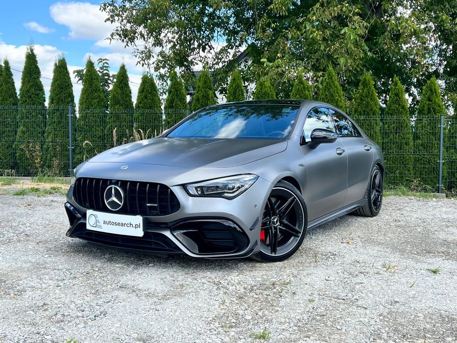 Mercedes-Benz CLA AMG, 45S, 4MATIC+, Salon PL, I Wł, Bezwypadkowy, ASO, Ceramika