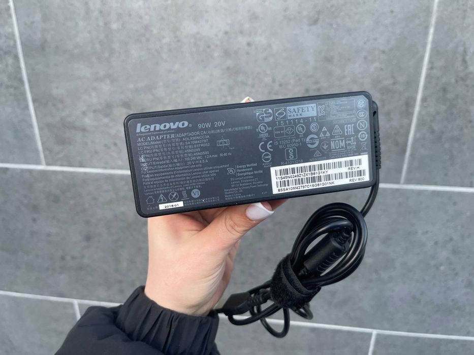 Оригінальний блок живлення Lenovo 90W/100-240V/20V/4.5A