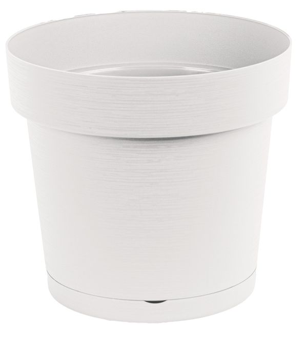 Doniczka z Podstawką MELROSE GLAMOUR 35 cm Biała