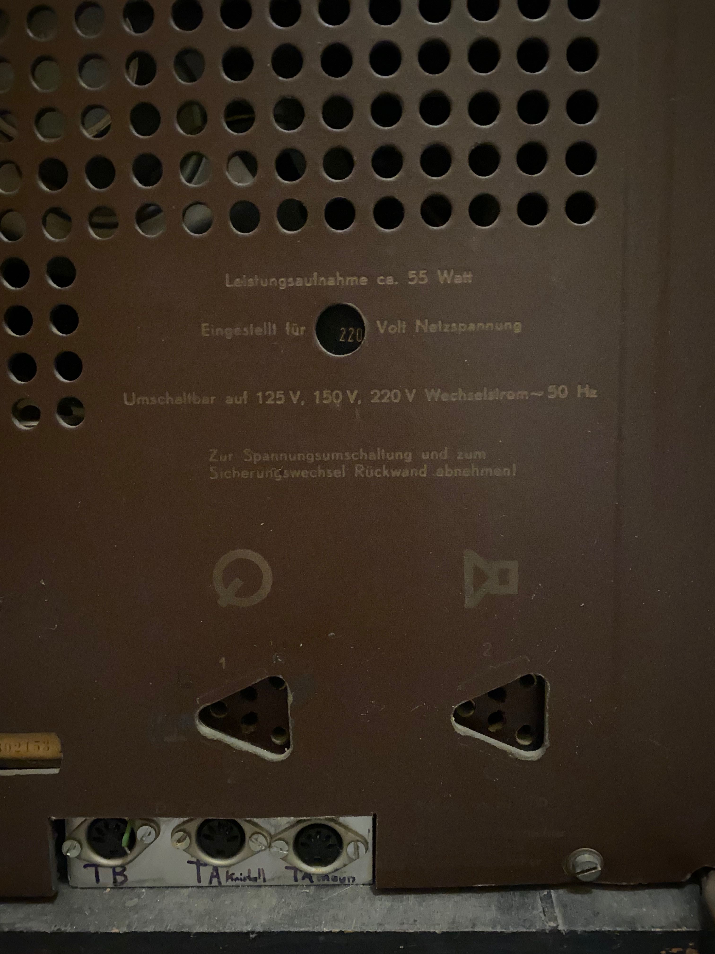 sprawne Radio lampowe SABA Meersburg WIII