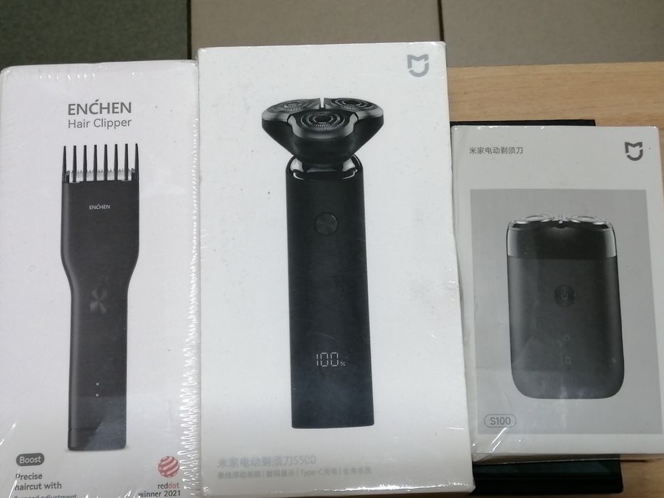 Машинка для стрижки "Enchen", Бритва Xiaomi S500, S100 Аккумуляторные.