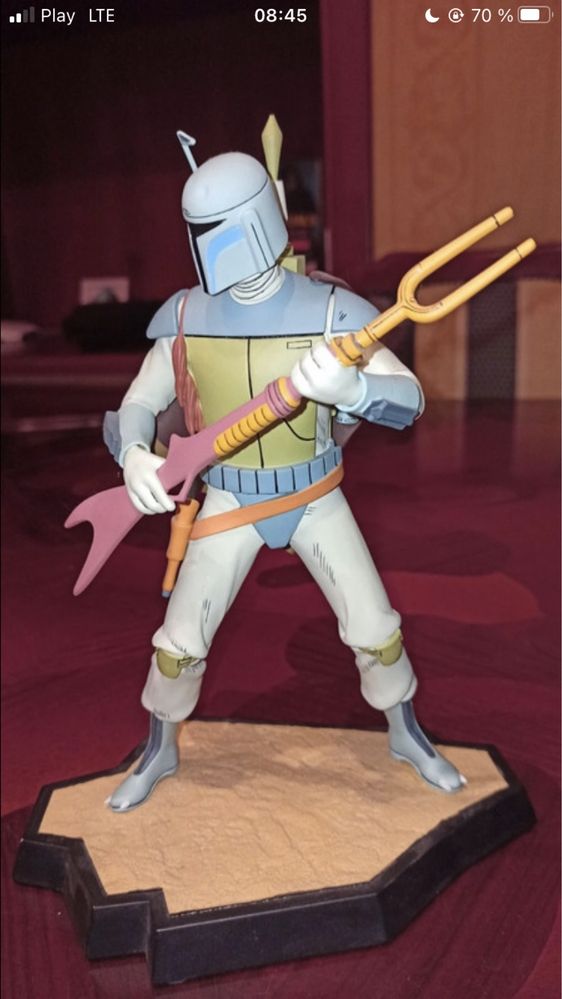 Boba Fett Holiday Special Animated Maquette Star Wars Gentle Giant