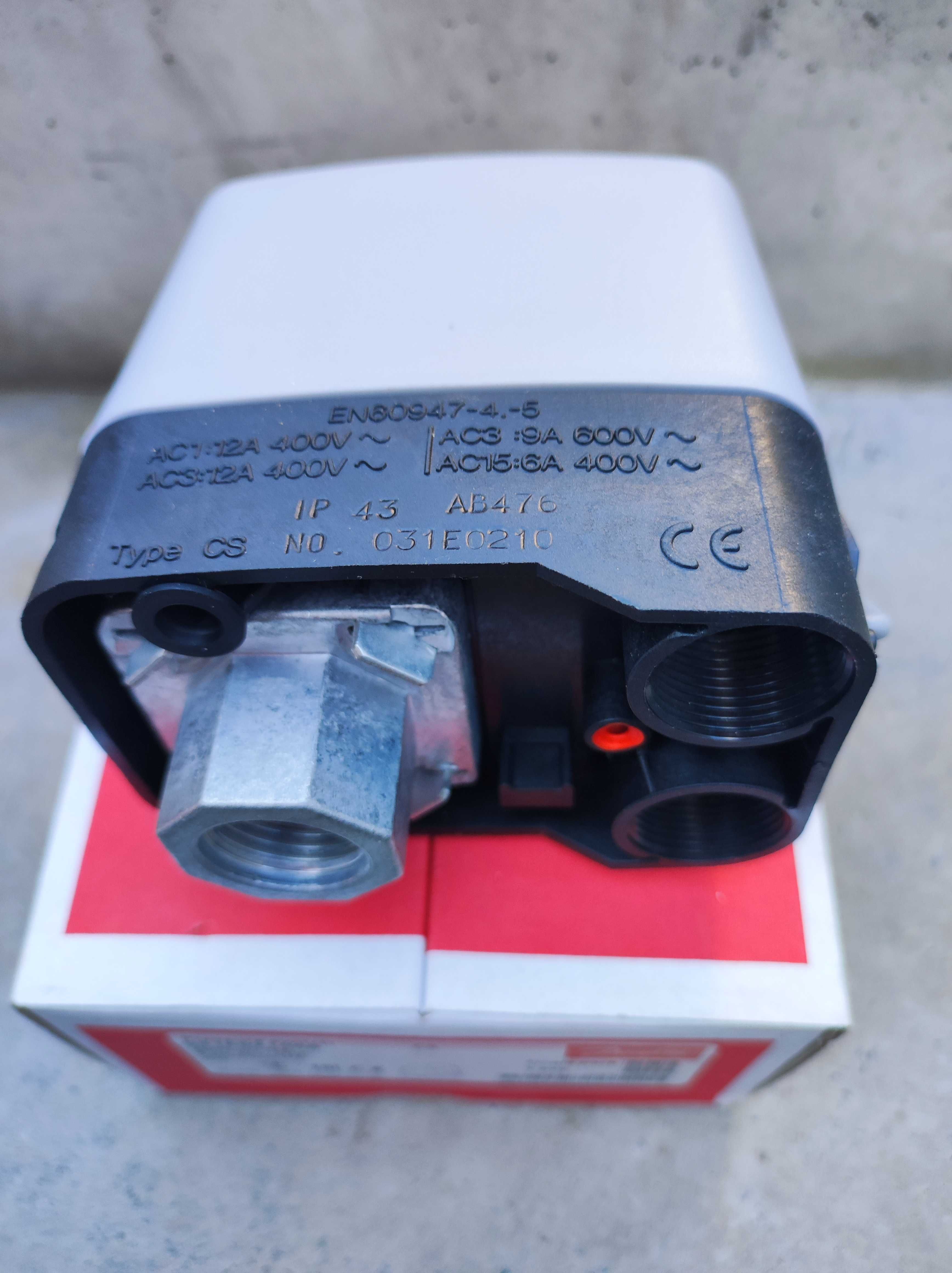 Danfoss wyłącznik ciśnieniowy TYP CS 2-6 bar woda , powietrze