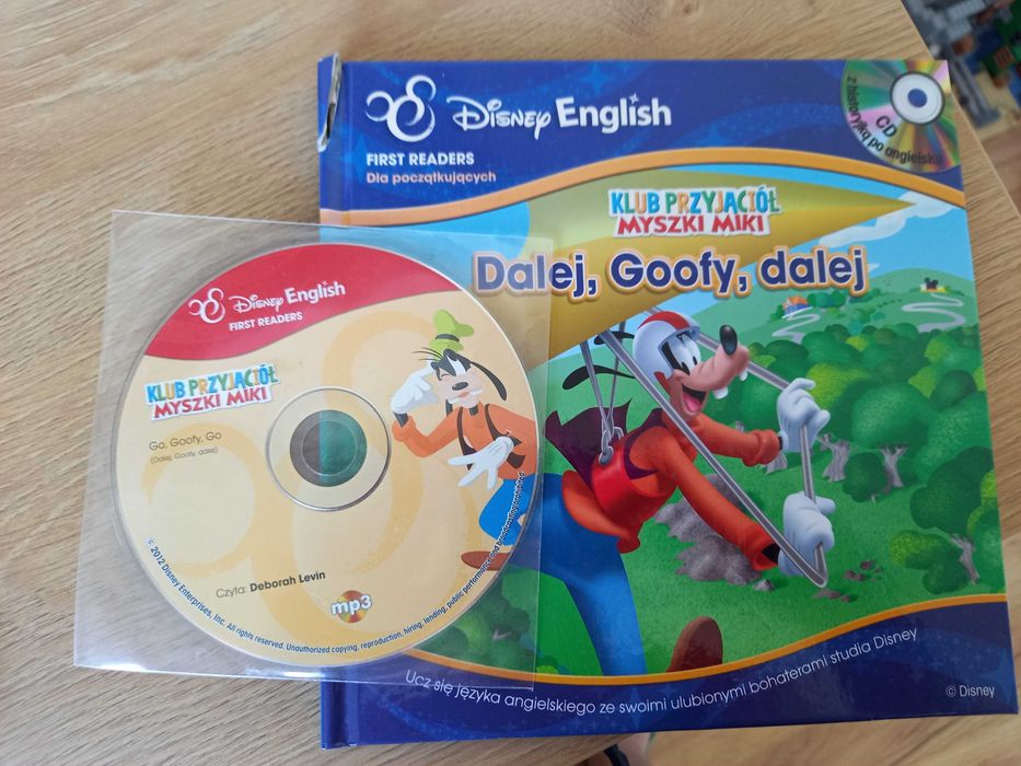 Klub przyjaciół myszki miki  GO Goofy go ksiązka + cd